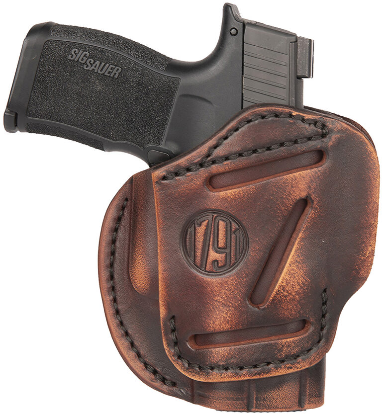 1791 Gunleather 3WH2VTGA 3-Way IWB/OWB Size 02 Vintage Leather Belt Loop Fits Ruger LCP Fits S&W Bodyguard Fits Glock 42 Ambidextrous Hand 1791 Gunleather 3WH2VTGA 3-Way IWB/OWB Size 02 Vintage Leather Belt Loop Fits Ruger LCP Fits S&W Bodyguard Fits Glock 42 Ambidextrous Hand