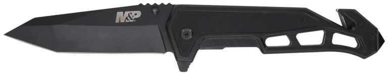 Smith & Wesson Knives 1160826 M&P Body Guard Folding Plain Black 8Cr13MoV SS Blade 5.26″ Black Steel/G10 Handle Includes Pocket Clip Smith & Wesson Knives 1160826 M&P Body Guard Folding Plain Black 8Cr13MoV SS Blade 5.26″ Black Steel/G10 Handle Includes Pocket Clip