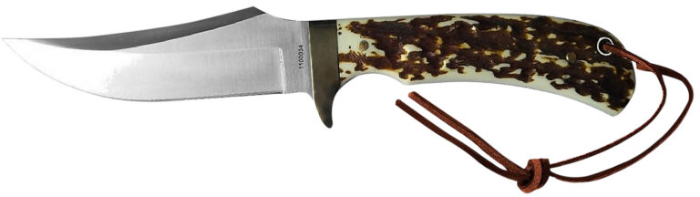 Uncle Henry old 1100035 Next Gen Staglon 4.25″ Skinner Plain Satin Stainless Steel Blade 4.25″ Staglon Handle Features Brass Finger Guard Includes Sheath Uncle Henry old 1100035 Next Gen Staglon 4.25″ Skinner Plain Satin Stainless Steel Blade 4.25″ Staglon Handle Features Brass Finger Guard Includes Sheath