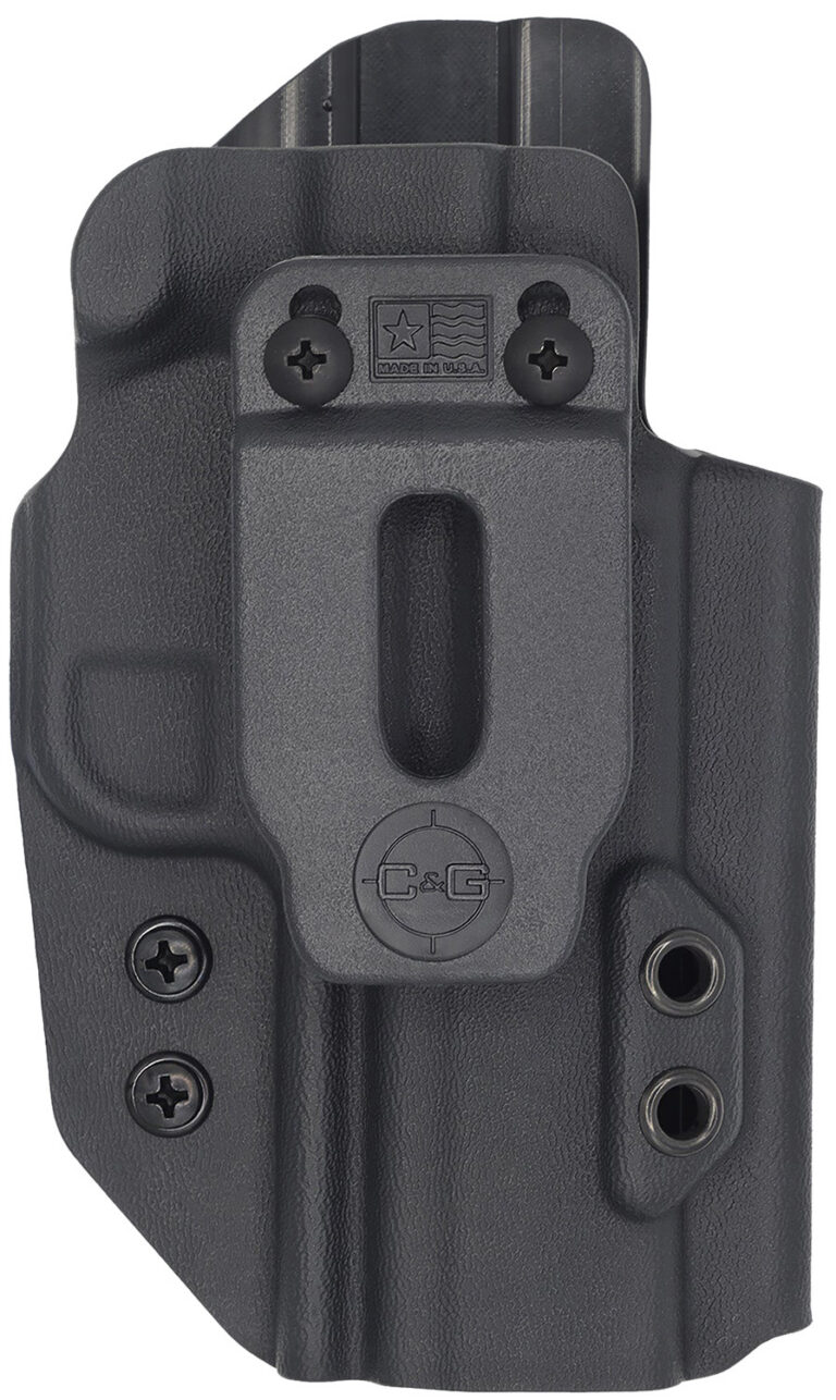 C&G Holsters 1698100 Covert IWB Black Kydex Belt Clip Fits FN 509/Tactical Right Hand C&G Holsters 1698100 Covert IWB Black Kydex Belt Clip Fits FN 509/Tactical Right Hand