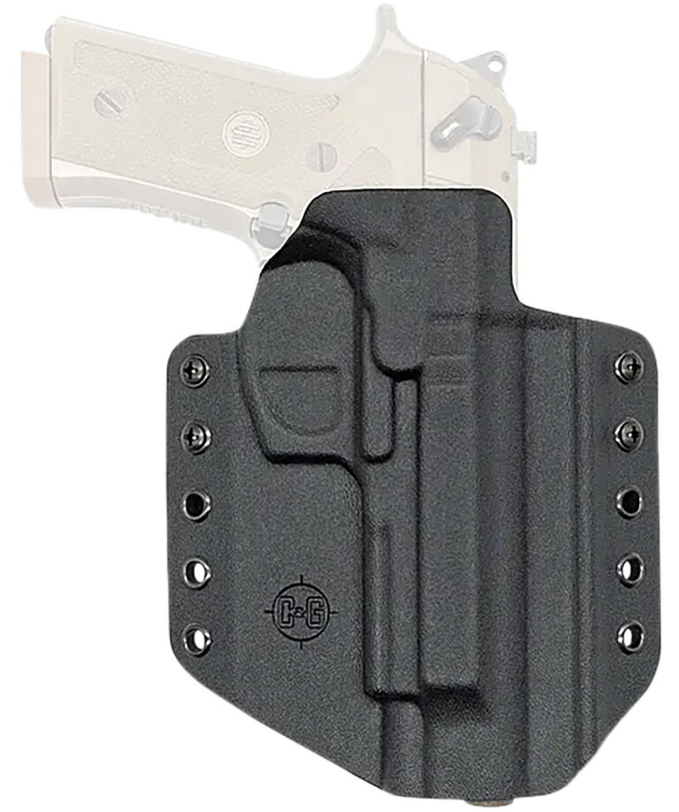 C&G Holsters 2750100 Covert OWB Black Kydex Belt Loop Fits Beretta M9A3/M9A4 Right Hand C&G Holsters 2750100 Covert OWB Black Kydex Belt Loop Fits Beretta M9A3/M9A4 Right Hand