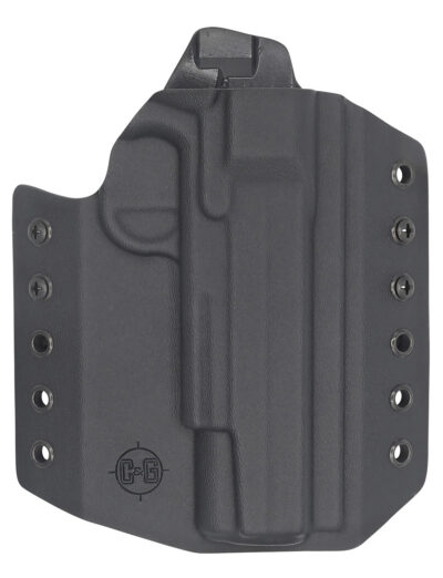 C&G Holsters 1850100 Covert  OWB Black Kydex Belt Loop Fits 1911 Government 5″