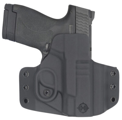 C&G Holsters 0524100 Covert  OWB Black Kydex Belt Loop Fits M&P Shield 9/40 3.1″