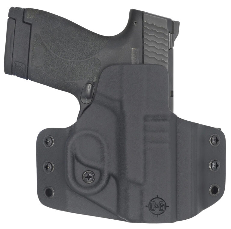 C&G Holsters 0524100 Covert  OWB Black Kydex Belt Loop Fits M&P Shield 9/40 3.1″