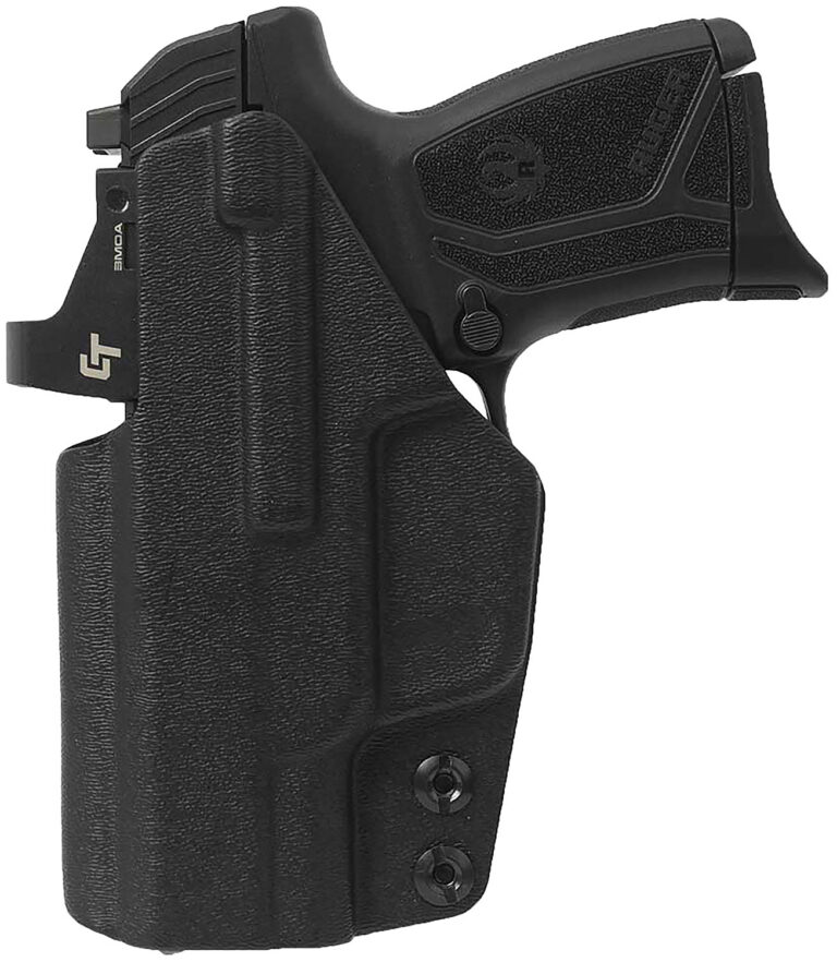 1791 Gunleather TACIWBMAX9BLKR Tactical Kydex IWB Black Kydex Belt Clip Fits Ruger Max-9 Right Hand 1791 Gunleather TACIWBMAX9BLKR Tactical Kydex IWB Black Kydex Belt Clip Fits Ruger Max-9 Right Hand