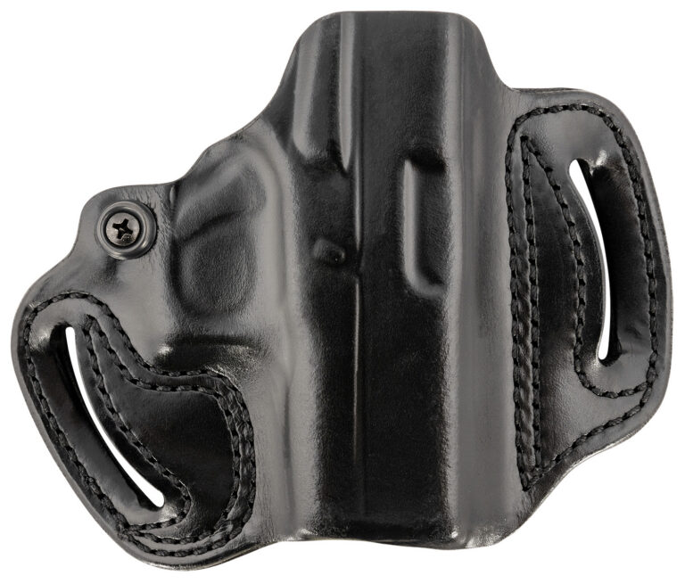 DeSantis Gunhide 086BA8BZ0 Mini Slide OWB Black Leather Belt Slide Fits Glock 43/43x/48 Belt 1.75″ Wide Black Hand DeSantis Gunhide 086BA8BZ0 Mini Slide OWB Black Leather Belt Slide Fits Glock 43/43x/48 Belt 1.75″ Wide Black Hand