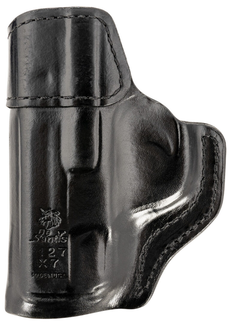 DeSantis Gunhide 127BAX7Z0 Inside Heat IWB Black Leather Belt Clip Fits S&W M&P Shield 9/40 Right Hand DeSantis Gunhide 127BAX7Z0 Inside Heat IWB Black Leather Belt Clip Fits S&W M&P Shield 9/40 Right Hand