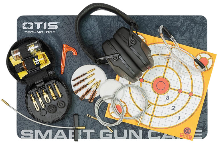 Otis GFNSB1 Shooting Bundle Includes Otis Tactical Cleaning Kit .17 Cal-12 Gauge/Eye Protection/Ear Protection/Cleaning Matt Otis GFNSB1 Shooting Bundle Includes Otis Tactical Cleaning Kit .17 Cal-12 Gauge/Eye Protection/Ear Protection/Cleaning Matt