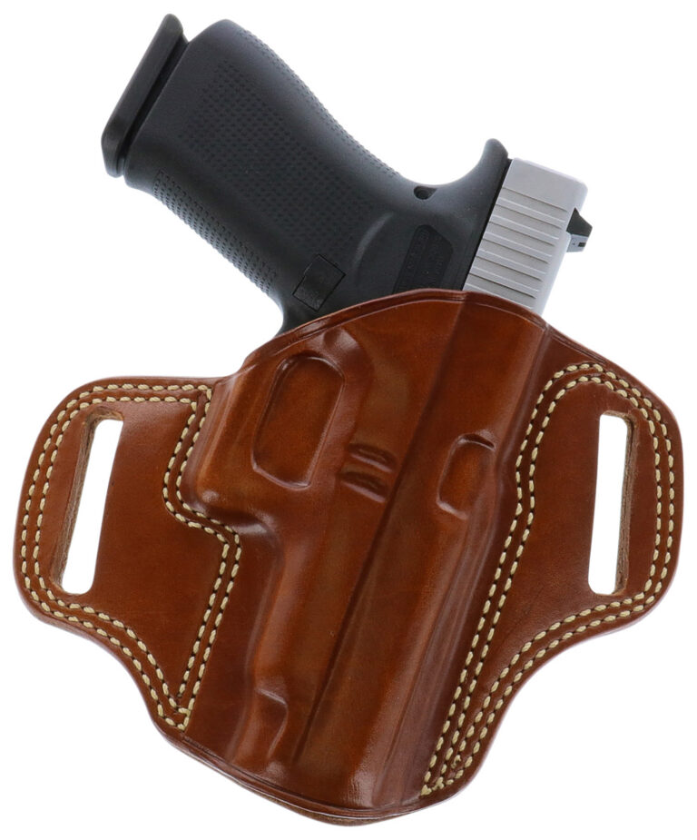 Galco CM270 Combat Master OWB Tan Leather Belt Slide Fits Browning Hi-Power/Springfield SA-35/Girsan MC P35/Match Right Hand Galco CM270 Combat Master OWB Tan Leather Belt Slide Fits Browning Hi-Power/Springfield SA-35/Girsan MC P35/Match Right Hand