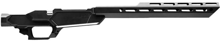 Sharps Bros SBC05 Heatseeker Rifle Chassis Stock 6061-T6 Aluminum w/Black Cerakote Finish, 14″ M-Lok Handguard, Fits Ruger American Rifle Ranch Short Action Sharps Bros SBC05 Heatseeker Rifle Chassis Stock 6061-T6 Aluminum w/Black Cerakote Finish, 14″ M-Lok Handguard, Fits Ruger American Rifle Ranch Short Action