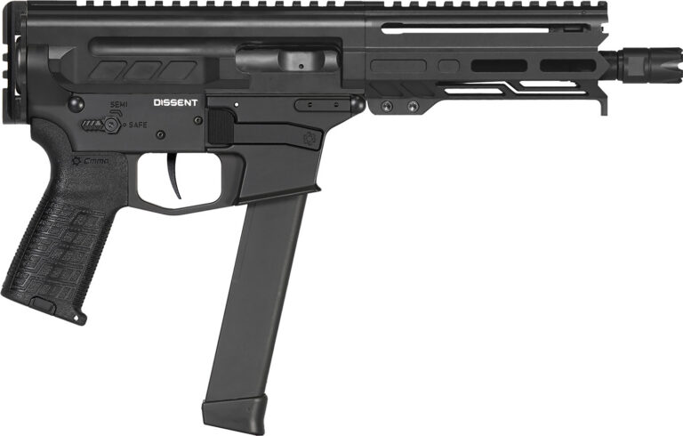 CMMG 99A68A2AB Dissent MKGS 9mm Luger 33+1 6.50″, Black, Picatinny Brace Adapter, 5.50″ M-LOK Handguard, Left Side Charging Handle, Zeroed Linear Comp, TriggerTech Trigger (Glock Mag Compatible) CMMG 99A68A2AB Dissent MKGS 9mm Luger 33+1 6.50″, Black, Picatinny Brace Adapter, 5.50″ M-LOK Handguard, Left Side Charging Handle, Zeroed Linear Comp, TriggerTech Trigger (Glock Mag Compatible)