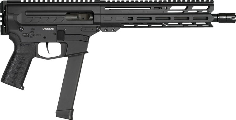 CMMG 99A806DAB Dissent MKGS 9mm Luger 33+1 10.50″, Black, Picatinny Brace Adapter, 5.50″ M-LOK Handguard, Left Side Charging Handle, Zeroed Linear Comp, Zeroed Drop-In Single Stage Trigger CMMG 99A806DAB Dissent MKGS 9mm Luger 33+1 10.50″, Black, Picatinny Brace Adapter, 5.50″ M-LOK Handguard, Left Side Charging Handle, Zeroed Linear Comp, Zeroed Drop-In Single Stage Trigger