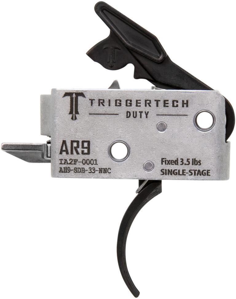TriggerTech AH9SDB33NNC Duty Curved Trigger Single-Stage 3.50 lbs Draw Weight Fits AR-9 TriggerTech AH9SDB33NNC Duty Curved Trigger Single-Stage 3.50 lbs Draw Weight Fits AR-9