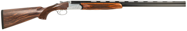 Fausti Usa, Inc 15403 Caledon 410 Gauge 3″ 2rd 26″ Blued Barrel, Engraved Stainless Rec, Wood Laser Grain Stock, Metallic Bead Sight Fausti Usa, Inc 15403 Caledon 410 Gauge 3″ 2rd 26″ Blued Barrel, Engraved Stainless Rec, Wood Laser Grain Stock, Metallic Bead Sight