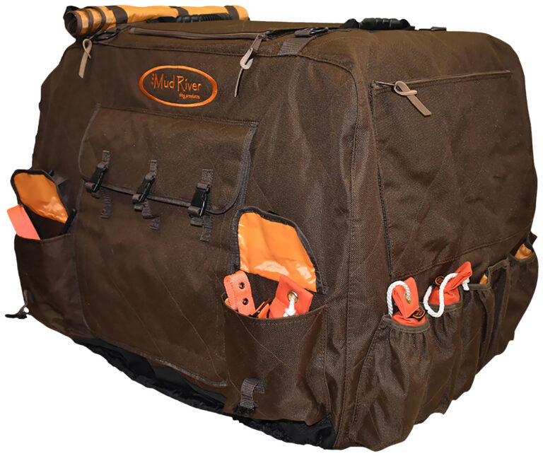 Mud River MRM1414 Dixie Insulated Kennel Cover Brown Polyester Medium 32″ x 23″ x 25″