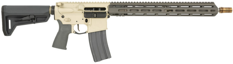 Q SUGAR WEASEL 5.56 NATO 16IN BARREL 1 IN 17 TWIST RIFLE FDE RECEIVER GRAY ACCENTS SW-556-16IN-RIFLE