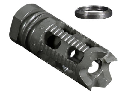 Yankee Hill 285M1 Phantom Comp/Brake with Aggressive End, 1/2″-28 tpi Threads 2.25″ OAL for 5.56mm