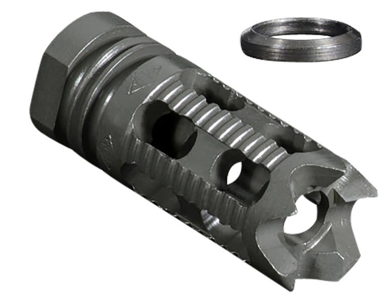 Yankee Hill 285M1 Phantom Comp/Brake with Aggressive End, 1/2″-28 tpi Threads 2.25″ OAL for 5.56mm Yankee Hill 285M1 Phantom Comp/Brake with Aggressive End, 1/2″-28 tpi Threads 2.25″ OAL for 5.56mm