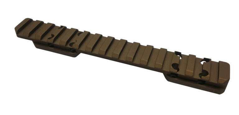 Talley PL0SB735 Picatinny Rail Smoked Bronze Cerakote 0.425″ Front/0.500″ Rear Fits X-Bolt Long Action 0 MOA Talley PL0SB735 Picatinny Rail Smoked Bronze Cerakote 0.425″ Front/0.500″ Rear Fits X-Bolt Long Action 0 MOA
