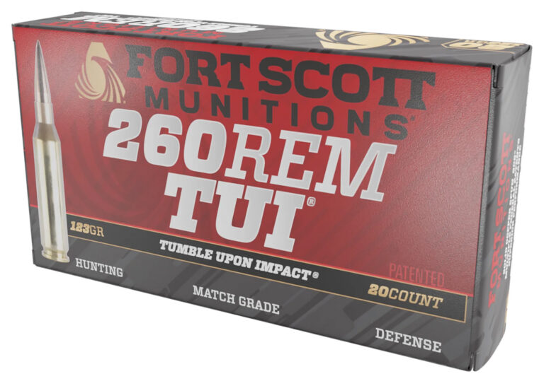 Fort Scott Munitions 260123SCV2 Tumble Upon Impact (TUI) 260Rem 123gr Solid Copper Spun 20 Per Box/25 Case Fort Scott Munitions 260123SCV2 Tumble Upon Impact (TUI) 260Rem 123gr Solid Copper Spun 20 Per Box/25 Case