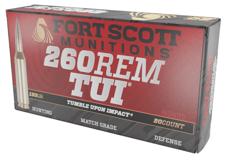 Fort Scott Munitions 260130SCV2 Tumble Upon Impact (TUI) 260Rem 130gr Solid Copper Spun 20 Per Box/25 Case Fort Scott Munitions 260130SCV2 Tumble Upon Impact (TUI) 260Rem 130gr Solid Copper Spun 20 Per Box/25 Case