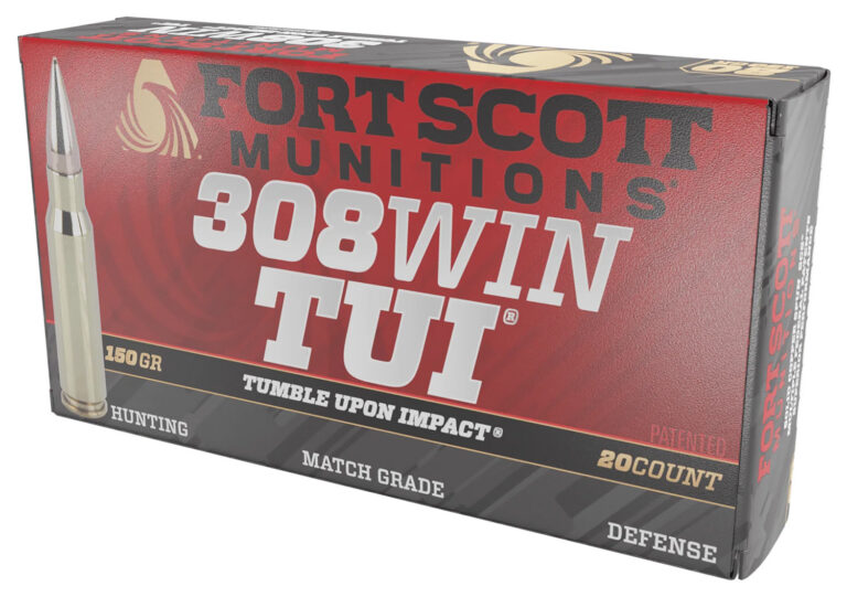 Fort Scott Munitions 308150SCV2 Tumble Upon Impact (TUI) Rifle 308Win 150gr Solid Copper Spun 20 Per Box/10 Case Fort Scott Munitions 308150SCV2 Tumble Upon Impact (TUI) Rifle 308Win 150gr Solid Copper Spun 20 Per Box/10 Case