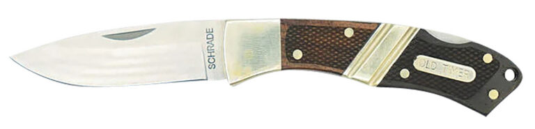 Old Timer 1181069 Mountain Beaver Jr. 2.50″ Folding Drop Point Plain Mirror Polished 9Cr18MoV SS Blade, Ebony & Rosewood/Nickel Handle Old Timer 1181069 Mountain Beaver Jr. 2.50″ Folding Drop Point Plain Mirror Polished 9Cr18MoV SS Blade, Ebony & Rosewood/Nickel Handle