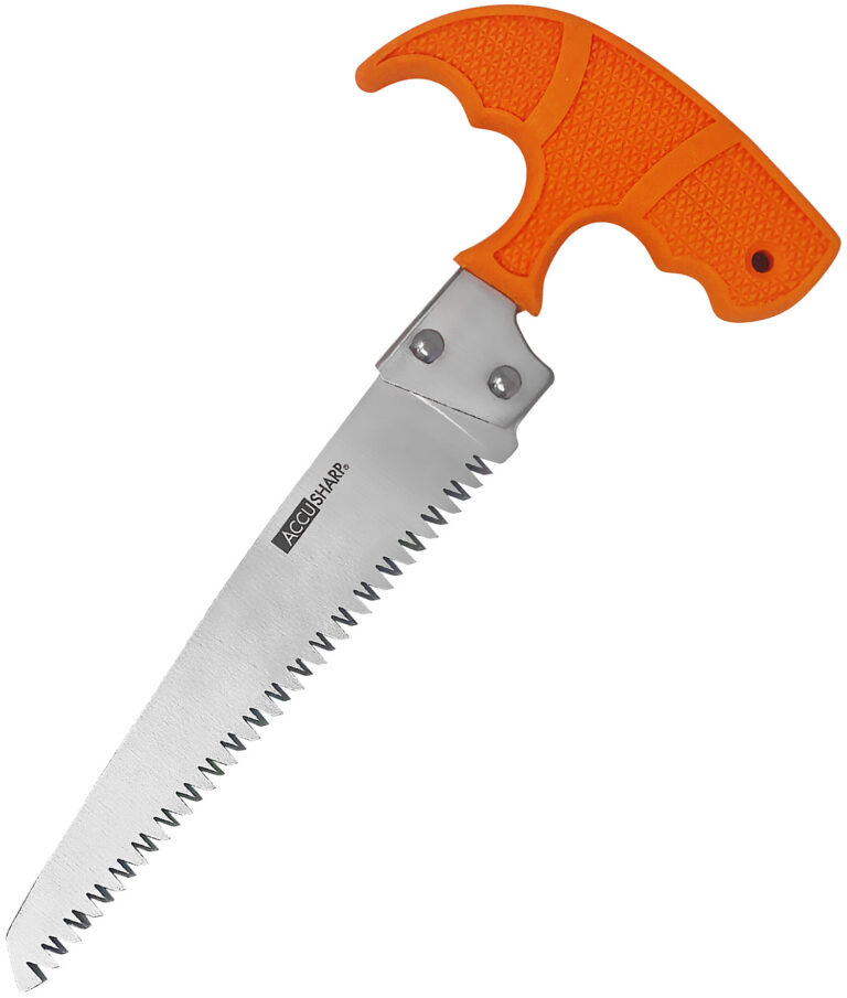 AccuSharp 730C Bone Saw Fixed Saw 6″ Stainless Steel Blade/ Blaze Orange T-Shaped Handle AccuSharp 730C Bone Saw Fixed Saw 6″ Stainless Steel Blade/ Blaze Orange T-Shaped Handle