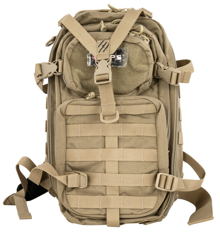 GPS Bags T1611BOB Tactical Bugout Bag Backpack Tan 600D Polyester 2 Handguns GPS Bags T1611BOB Tactical Bugout Bag Backpack Tan 600D Polyester 2 Handguns