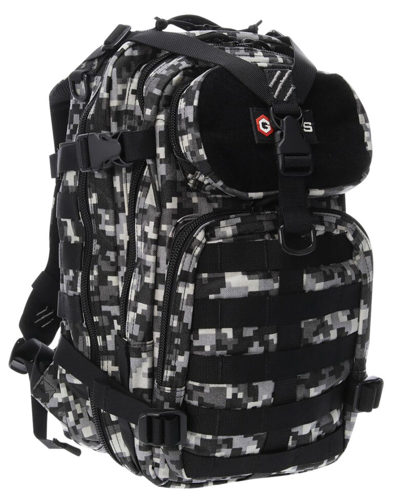 GPS Bags T1611BOBGD Bugout Bag Tactical Gray Digital 600D Polyester 2 Handguns GPS Bags T1611BOBGD Bugout Bag Tactical Gray Digital 600D Polyester 2 Handguns