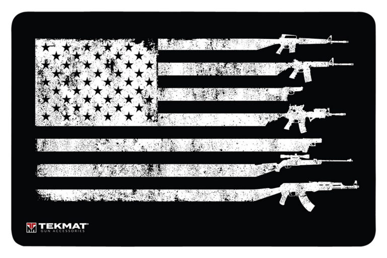 TekMat TEK42GFUSA USA Gun Flag Door Mat Black/White Rubber 25″x42″ TekMat TEK42GFUSA USA Gun Flag Door Mat Black/White Rubber 25″x42″