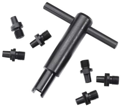 Pietta AC020+060 Revolver Nipple Wrench  w/ 6 Pack #10 Cap Nipples Fits All Pietta Black Powder Revolvers