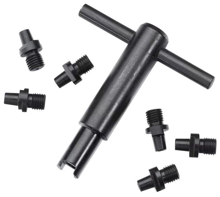 Pietta AC020+060 Revolver Nipple Wrench w/ 6 Pack #10 Cap Nipples Fits All Pietta Black Powder Revolvers Pietta AC020+060 Revolver Nipple Wrench w/ 6 Pack #10 Cap Nipples Fits All Pietta Black Powder Revolvers