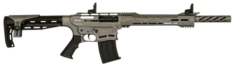 Citadel CBOSS2512TG Boss-25  12 Gauge Semi-Auto 3″ 5+1 18.75″ Black Steel Threaded Barrel, Tungsten Gray Picatinny Rail Receiver, Black Adj Comb Synthetic Stock, Black Finger Groove Grip