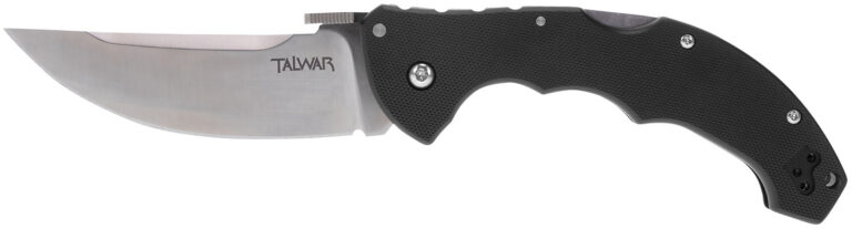 Cold Steel CS21TTL   4″ Folding Straight Back Plain S35VN Blade 5.25″ G10 Handle Includes Belt Clip