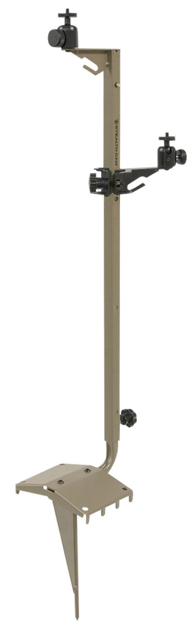 Stealth Cam STCCSMP Mounting Post  Tan Steel 29-49″ High