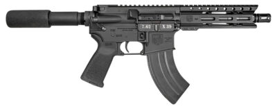 Diamondback DB1912O001 DB15  7.62x39mm 28+1 7″, Black, Carbon Lower, 6″ M-LOK Handguard, Padded Buffer Tube, Magpul Grip