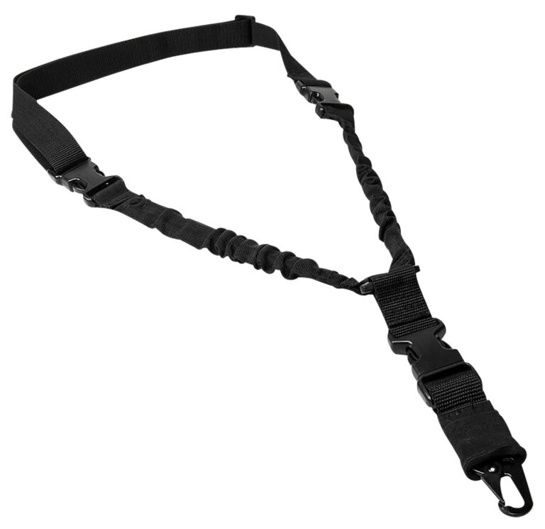 NcStar ADBS1PB Single Point Sling Deluxe Black Nylon 30″-38″ Adjustable Bungee