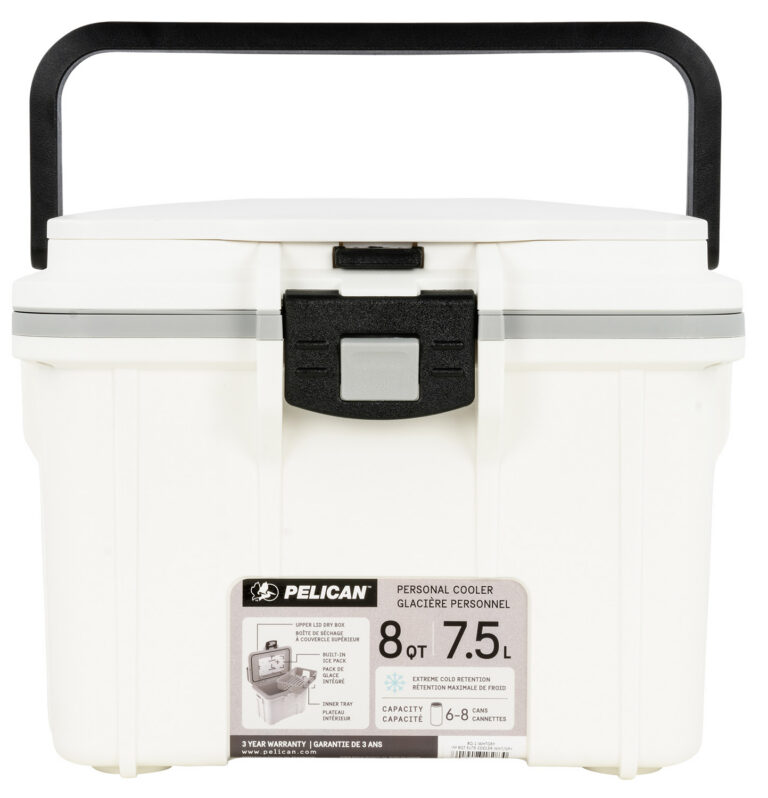 PELICAN 8Q-1-WHTGRY 8QT ELITE COOLER WHT/GRY PELICAN 8Q-1-WHTGRY 8QT ELITE COOLER WHT/GRY