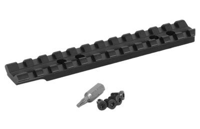 Henry HEGW14PR Picatinny Rail  Matte Black Aluminum 5.09″ Long Fits Henry H014 Long Ranger