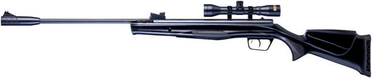 Beeman 10616GP Sportsman Combo Gas Ram 177 Pellet 1rd, Black, Fixed Synthetic Stock, Fiber Optic Sights, 4x32mm Scope Beeman 10616GP Sportsman Combo Gas Ram 177 Pellet 1rd, Black, Fixed Synthetic Stock, Fiber Optic Sights, 4x32mm Scope