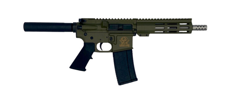 Great Lakes Firearms GL15223SSPODG AR-15 Pistol 223 Wylde 30+1 7.50″ Stainless Barrel, OD Green Rec, 7″ M-LOK Handguard, Buffer Tube (No Brace), Black A2 Grip Great Lakes Firearms GL15223SSPODG AR-15 Pistol 223 Wylde 30+1 7.50″ Stainless Barrel, OD Green Rec, 7″ M-LOK Handguard, Buffer Tube (No Brace), Black A2 Grip