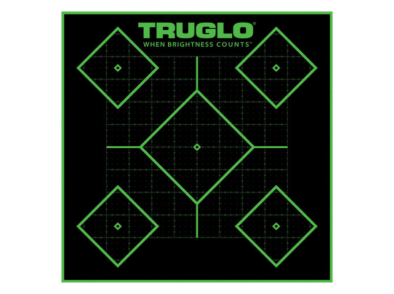 TruGlo TG14A25BB Tru-See 5- Diamond Target Self-Adhesive Heavy Paper Black/Green 12″x12″ 25 Pack TruGlo TG14A25BB Tru-See 5- Diamond Target Self-Adhesive Heavy Paper Black/Green 12″x12″ 25 Pack