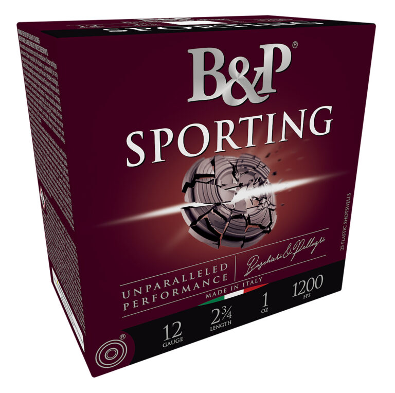 B&P 12B1SCL7 Sporting Clay  12Gauge 2.75″ 1oz 7.5Shot 25 Per Box/10 Case