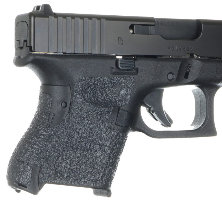 Talon Grips EV03R Adhesive Grip Textured Black Rubber, Fits Subcompact Glock Gen 5 Talon Grips EV03R Adhesive Grip Textured Black Rubber, Fits Subcompact Glock Gen 5