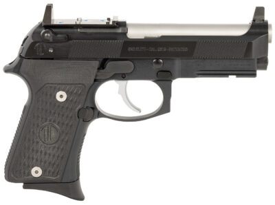 Langdon Tactical Tech LTT92CTJRR Beretta 92 Elite Compact 9mm Luger 15+1 4.25″ Stainless Target Crown Steel Barrel, Black Optic Cut/Serrated Steel Slide, Black Black VZ G10 Grip
