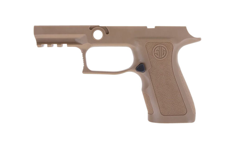 Sig Sauer GRIPMODXC943SMCOY P320 Grip Module X-Series Compact (Small Size Module), 9mm Luger/40 S&W/357 Sig, Coyote Polymer, Fits Sig P320 (3.60″ & 3.90″) Sig Sauer GRIPMODXC943SMCOY P320 Grip Module X-Series Compact (Small Size Module), 9mm Luger/40 S&W/357 Sig, Coyote Polymer, Fits Sig P320 (3.60″ & 3.90″)