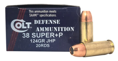 38 Super Colt Defense 124gr JHP 20/bx