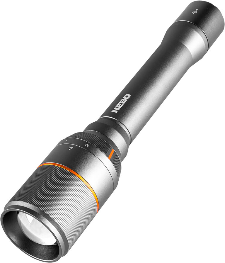 NEBO NEBFLT0022 Davinci 5000 Flashlight Gray 100/1000/5000 Lumens White LED NEBO NEBFLT0022 Davinci 5000 Flashlight Gray 100/1000/5000 Lumens White LED