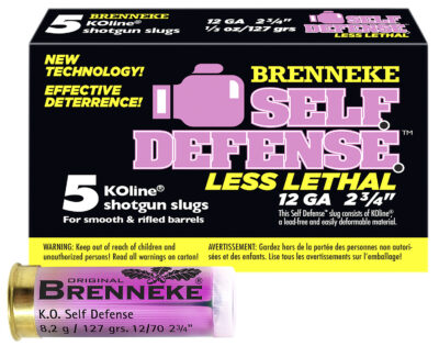 Brenneke SL122SDLL Self Defense  12Gauge 2.75″ 1/3oz Sabot Slug Shot 5 Per Box/50 Case